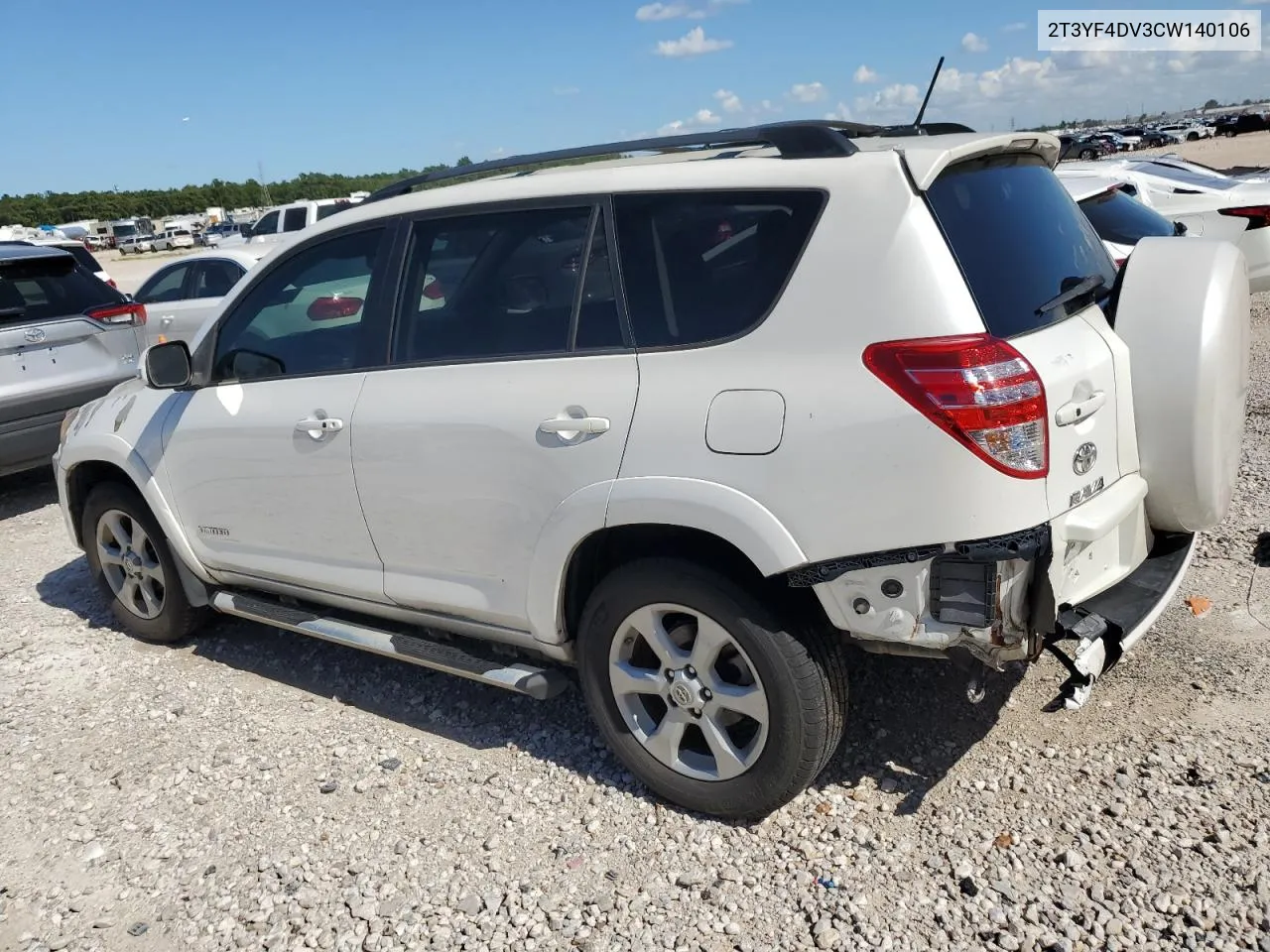 2012 Toyota Rav4 Limited VIN: 2T3YF4DV3CW140106 Lot: 60610764