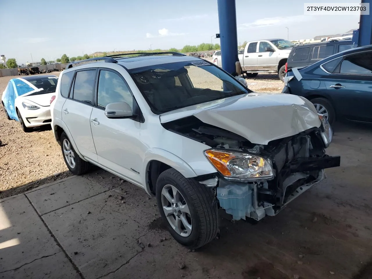 2012 Toyota Rav4 Limited VIN: 2T3YF4DV2CW123703 Lot: 65594914