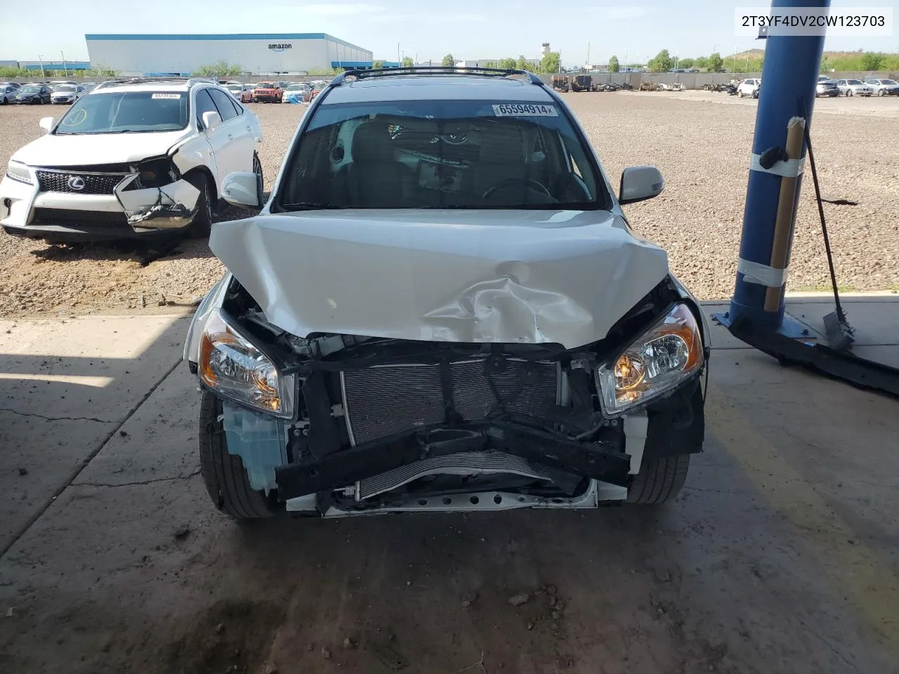 2T3YF4DV2CW123703 2012 Toyota Rav4 Limited