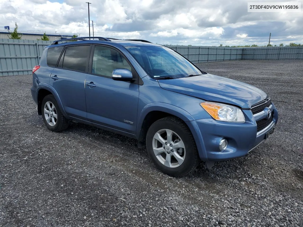 2012 Toyota Rav4 Limited VIN: 2T3DF4DV9CW195836 Lot: 66847674