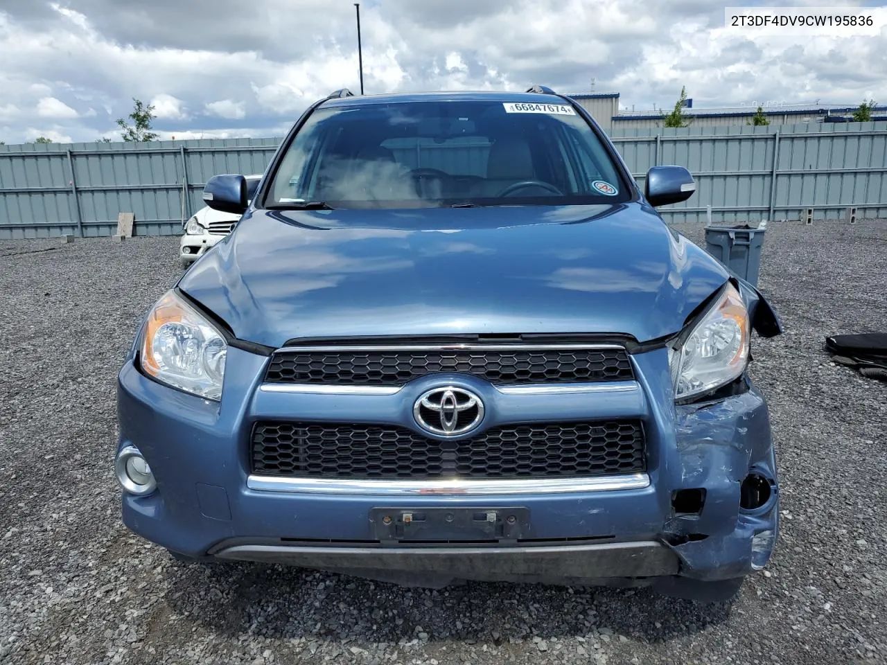 2012 Toyota Rav4 Limited VIN: 2T3DF4DV9CW195836 Lot: 66847674