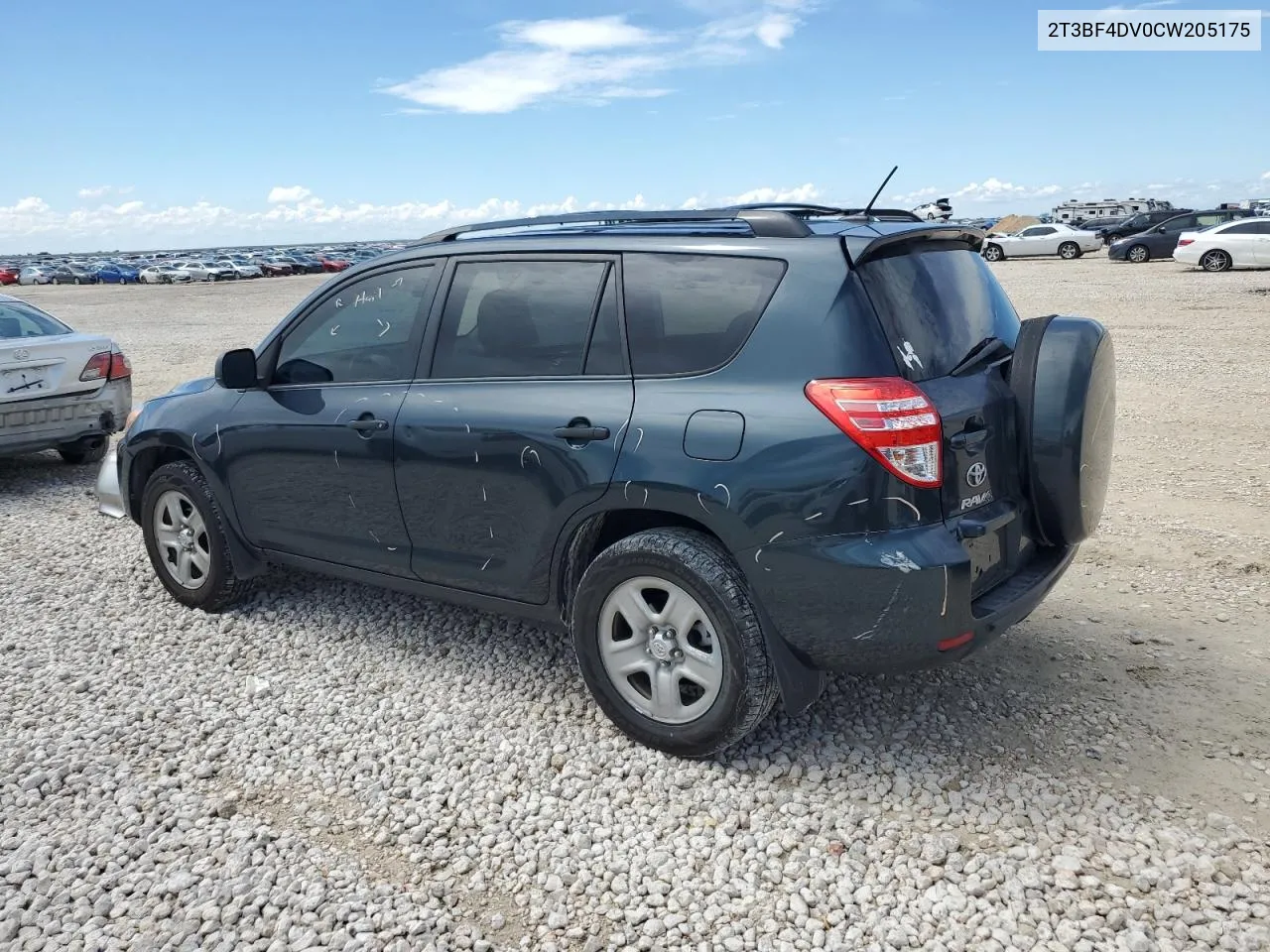 2012 Toyota Rav4 VIN: 2T3BF4DV0CW205175 Lot: 68747314