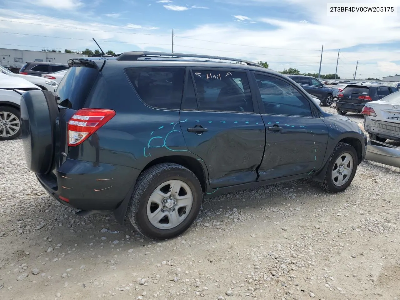 2012 Toyota Rav4 VIN: 2T3BF4DV0CW205175 Lot: 68747314