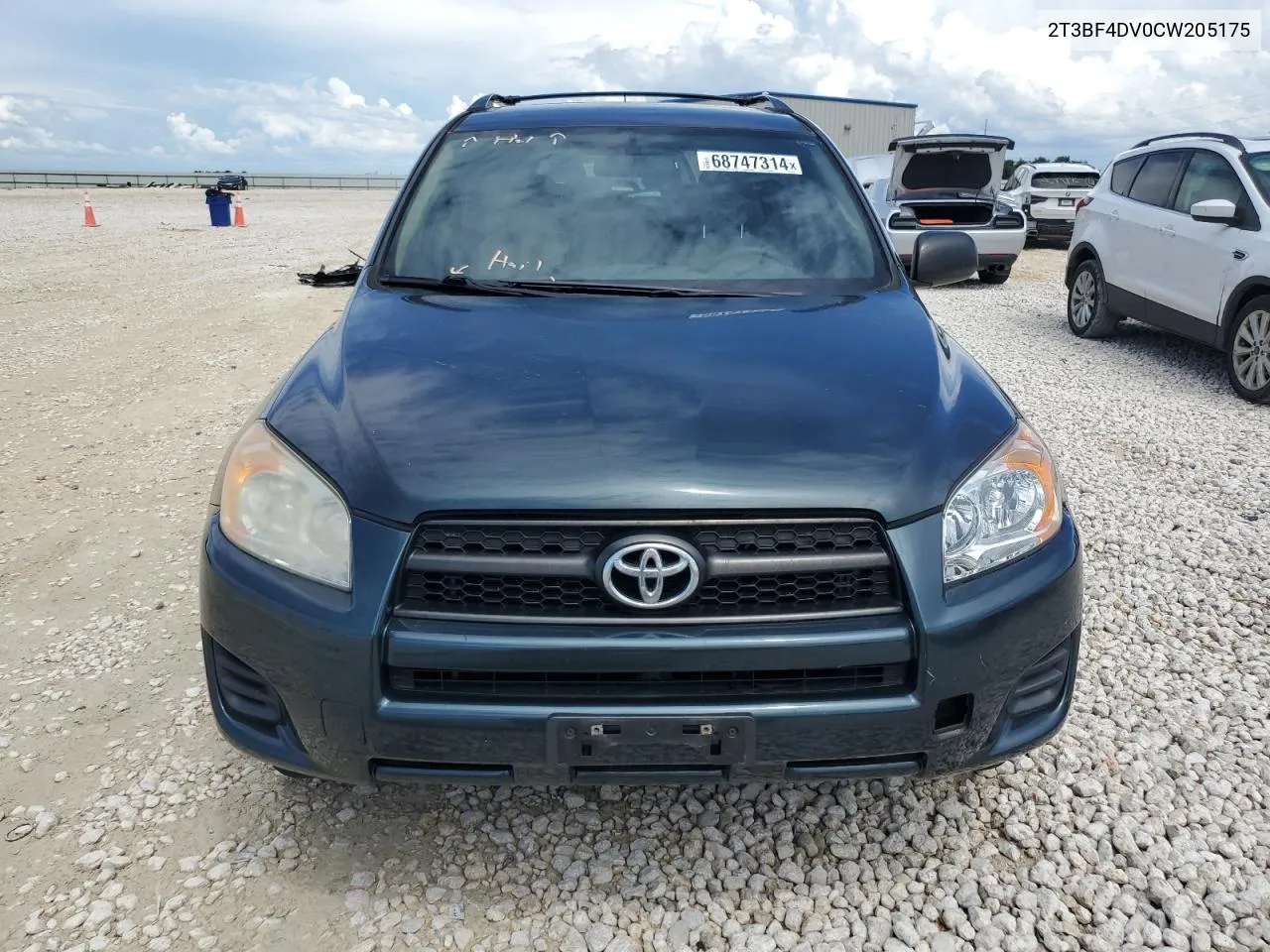 2012 Toyota Rav4 VIN: 2T3BF4DV0CW205175 Lot: 68747314