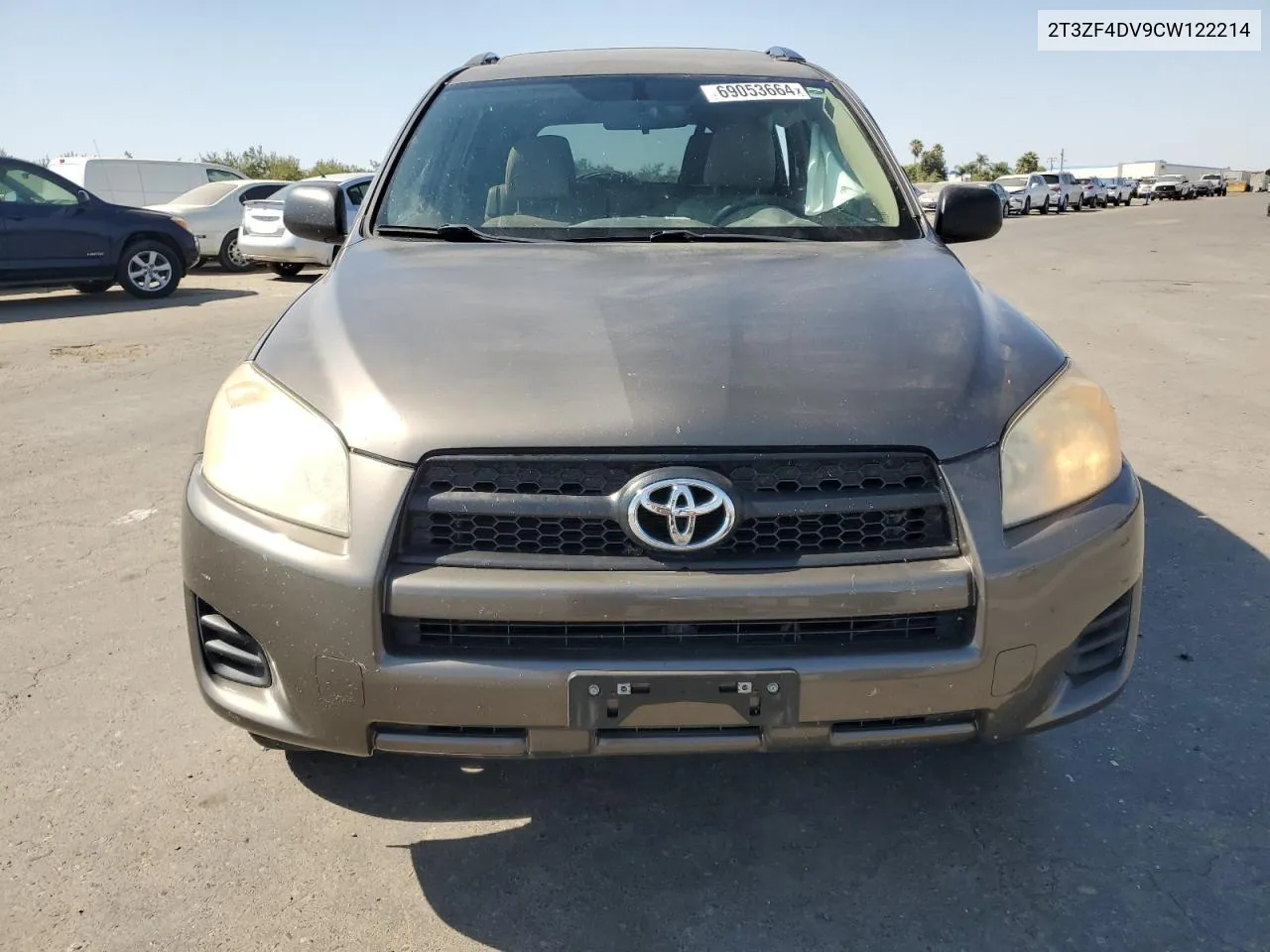 2012 Toyota Rav4 VIN: 2T3ZF4DV9CW122214 Lot: 69053664