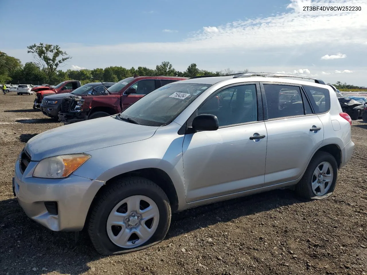 2012 Toyota Rav4 VIN: 2T3BF4DV8CW252230 Lot: 71654354