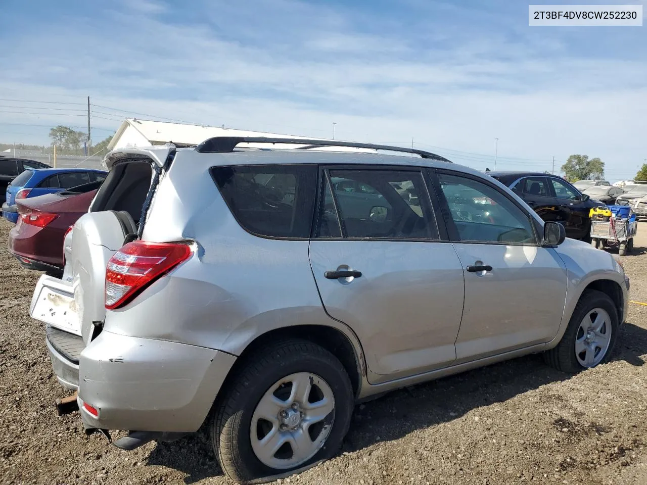 2012 Toyota Rav4 VIN: 2T3BF4DV8CW252230 Lot: 71654354