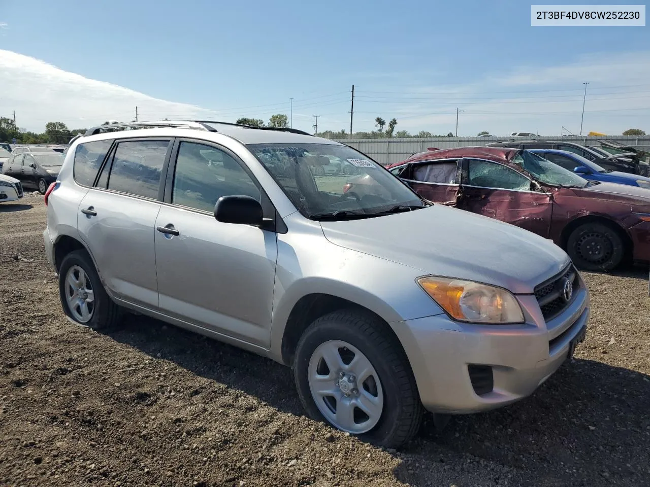 2012 Toyota Rav4 VIN: 2T3BF4DV8CW252230 Lot: 71654354