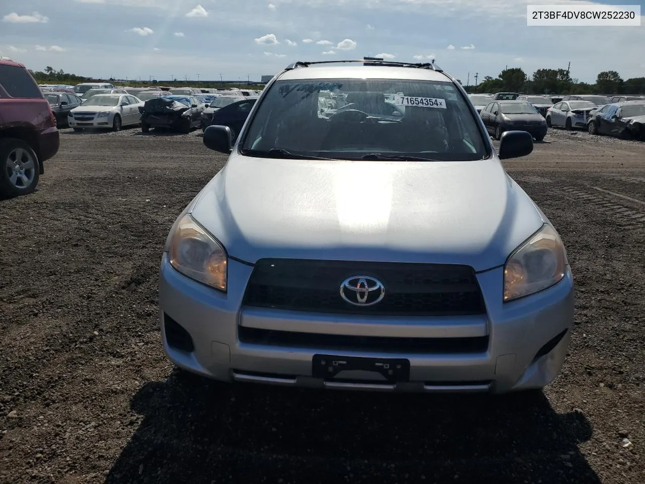 2012 Toyota Rav4 VIN: 2T3BF4DV8CW252230 Lot: 71654354