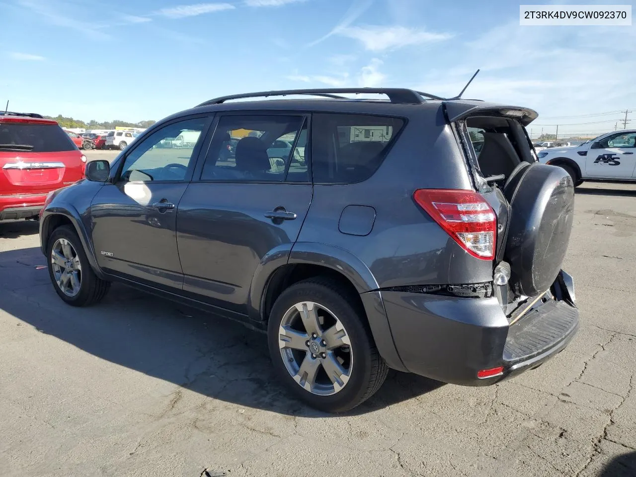 2012 Toyota Rav4 Sport VIN: 2T3RK4DV9CW092370 Lot: 72185474