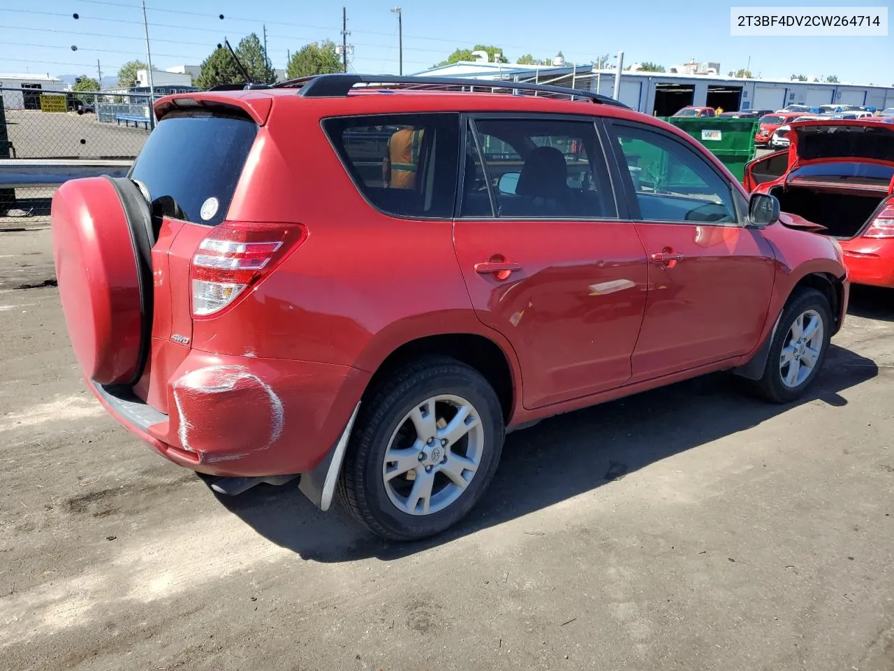 2012 Toyota Rav4 VIN: 2T3BF4DV2CW264714 Lot: 72195964