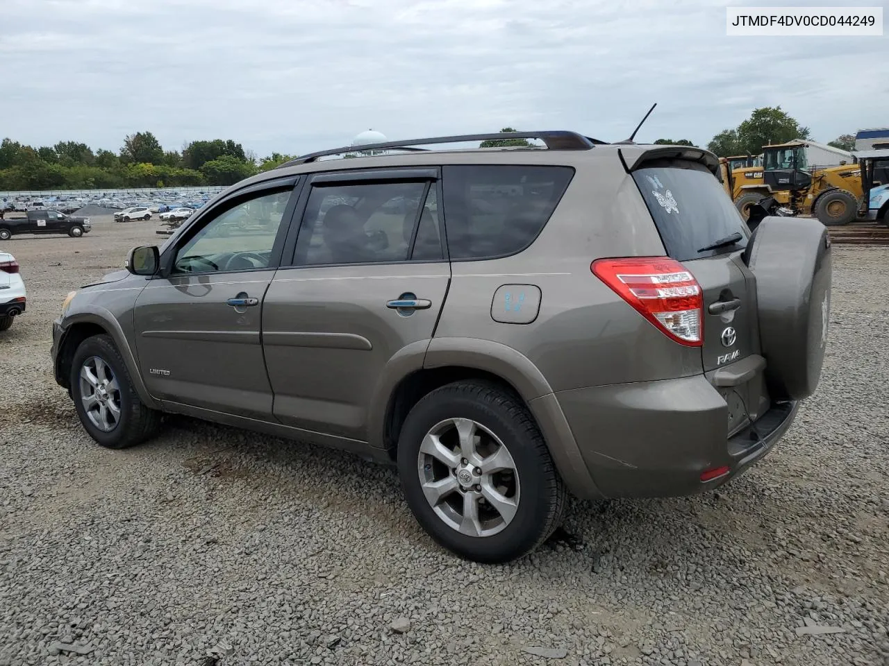 2012 Toyota Rav4 Limited VIN: JTMDF4DV0CD044249 Lot: 72211334