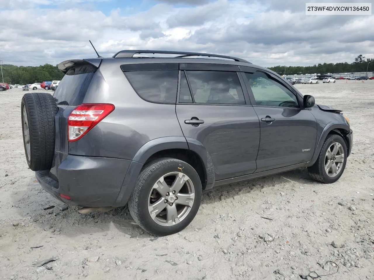 2012 Toyota Rav4 Sport VIN: 2T3WF4DVXCW136450 Lot: 72226284