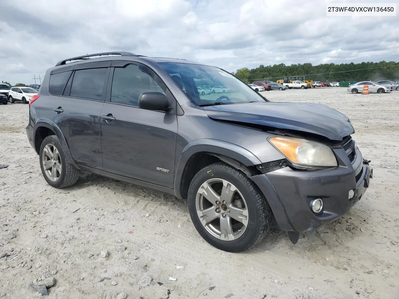 2012 Toyota Rav4 Sport VIN: 2T3WF4DVXCW136450 Lot: 72226284