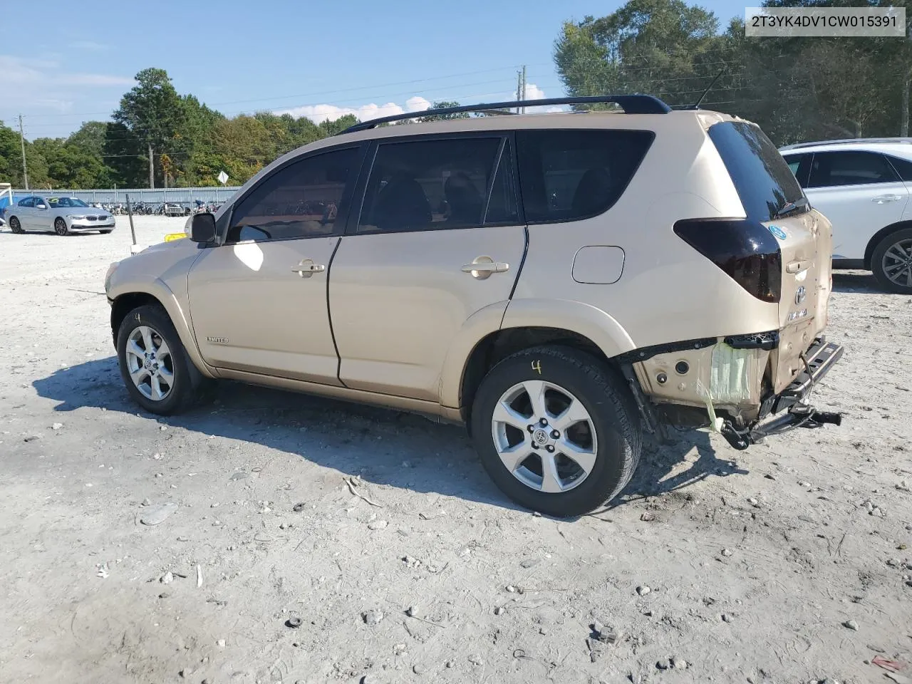 2T3YK4DV1CW015391 2012 Toyota Rav4 Limited