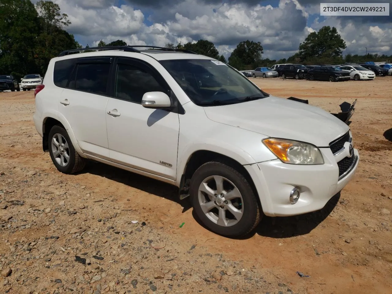 2012 Toyota Rav4 Limited VIN: 2T3DF4DV2CW249221 Lot: 72544174