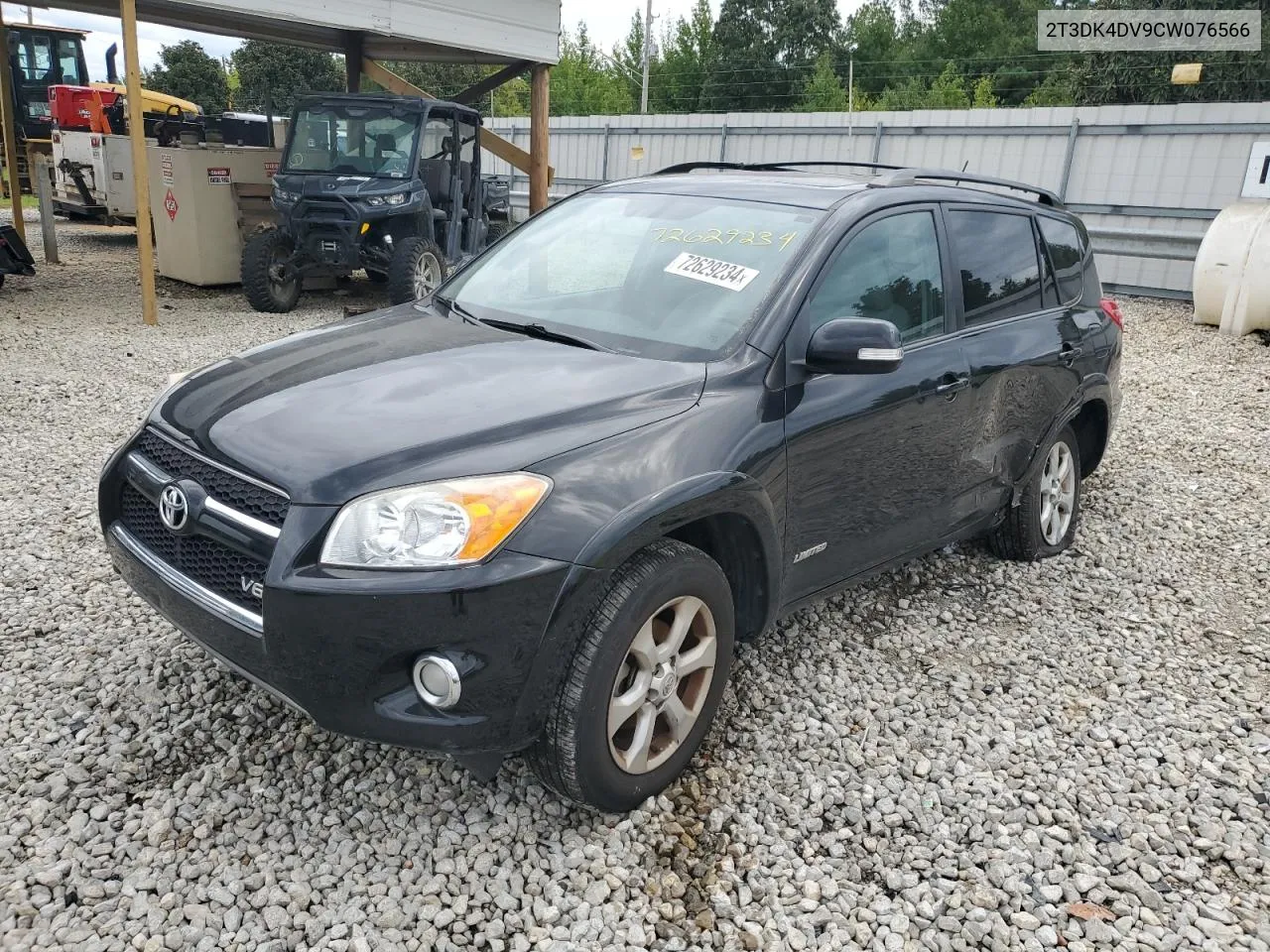 2012 Toyota Rav4 Limited VIN: 2T3DK4DV9CW076566 Lot: 72629234