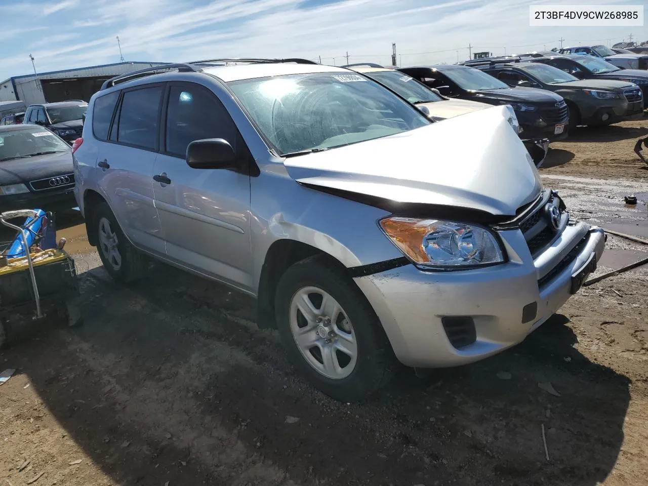 2012 Toyota Rav4 VIN: 2T3BF4DV9CW268985 Lot: 72798804