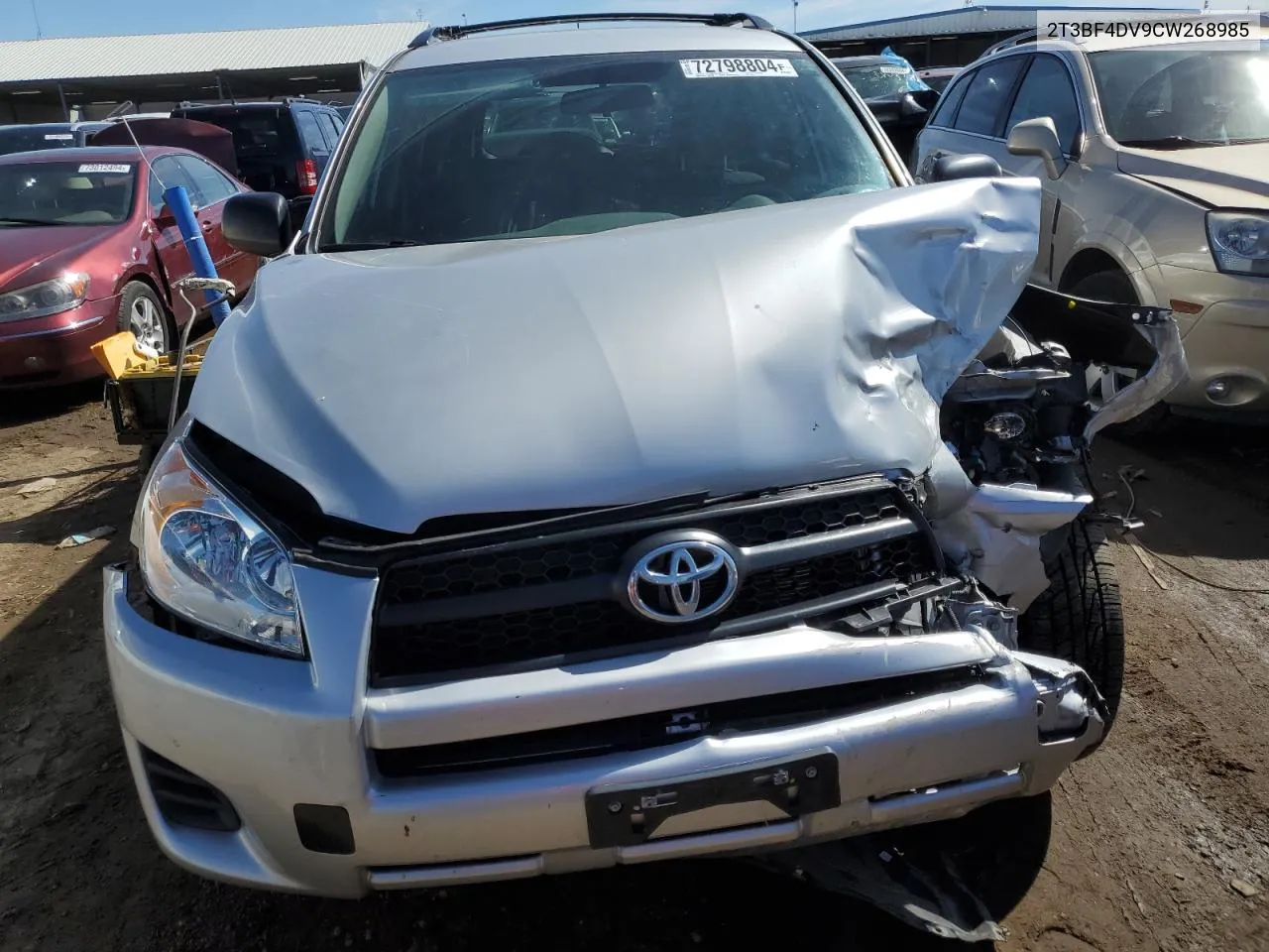 2012 Toyota Rav4 VIN: 2T3BF4DV9CW268985 Lot: 72798804