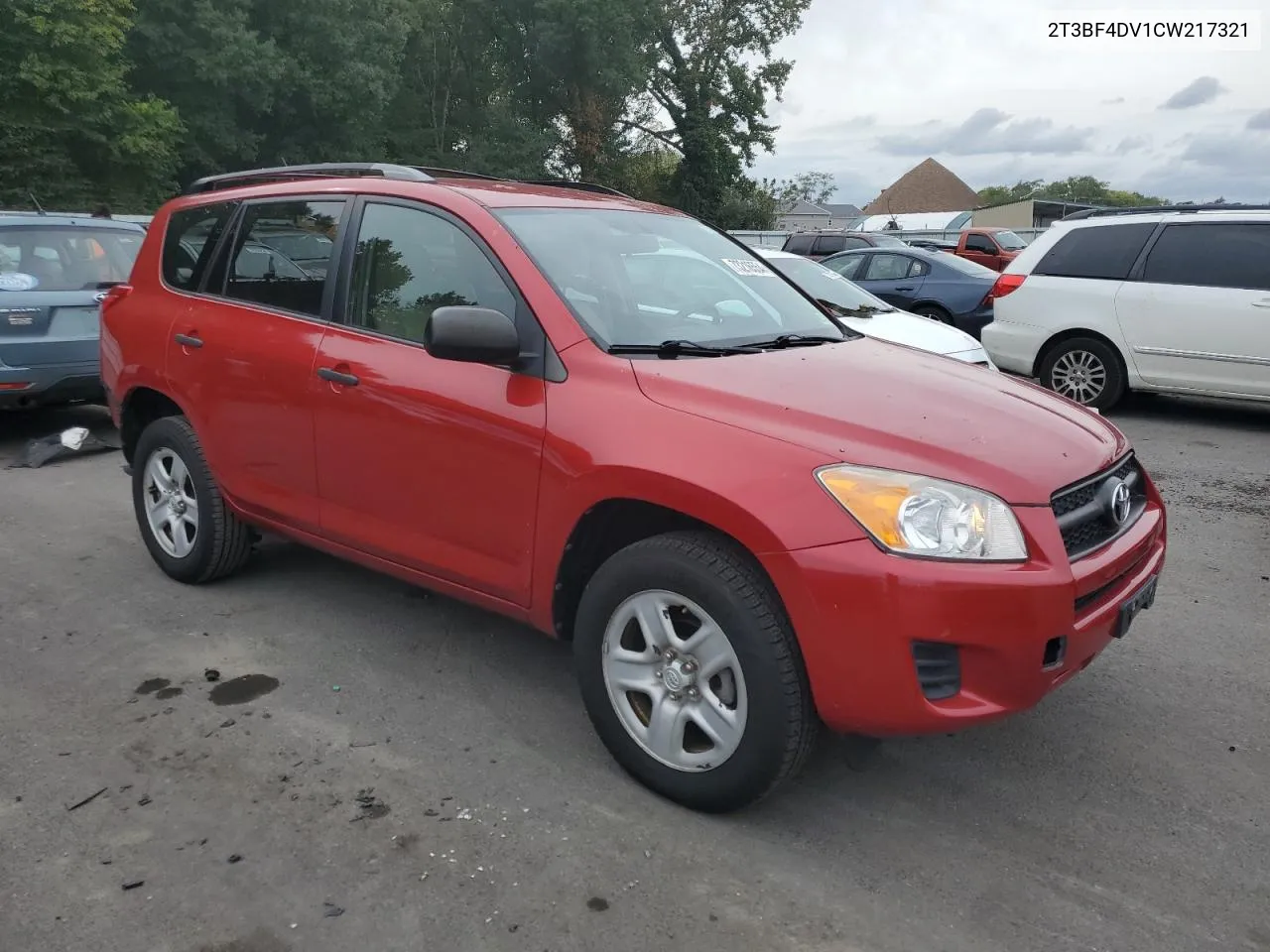 2012 Toyota Rav4 VIN: 2T3BF4DV1CW217321 Lot: 73216554