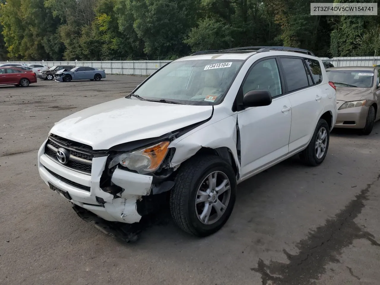 2012 Toyota Rav4 VIN: 2T3ZF4DV5CW154741 Lot: 73415104