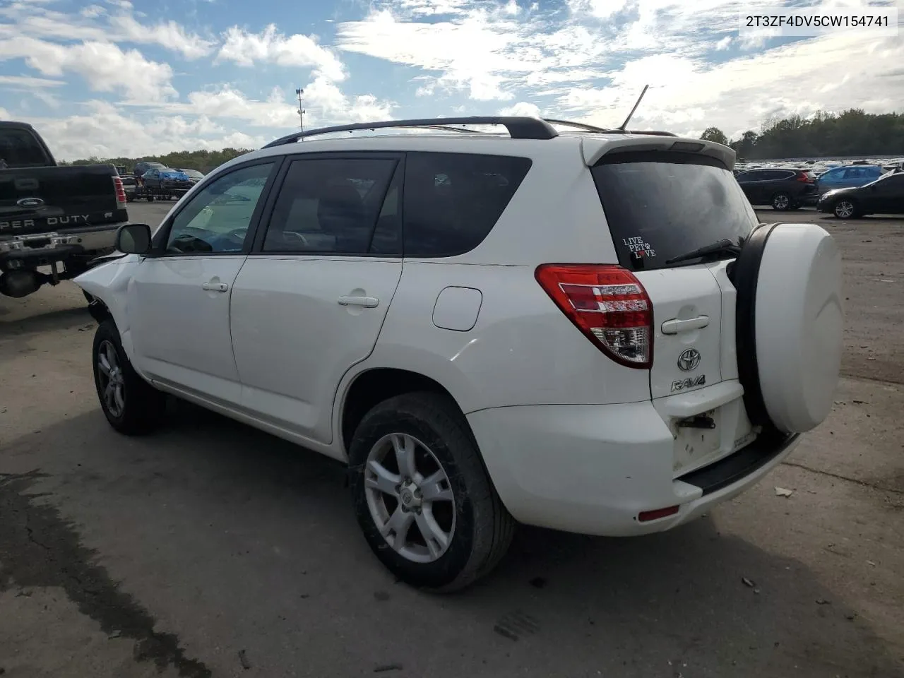 2012 Toyota Rav4 VIN: 2T3ZF4DV5CW154741 Lot: 73415104