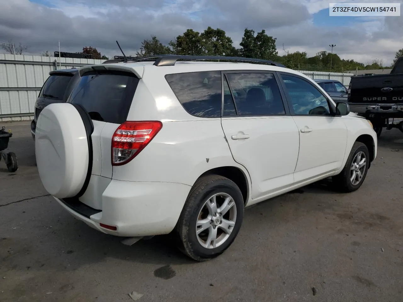 2012 Toyota Rav4 VIN: 2T3ZF4DV5CW154741 Lot: 73415104