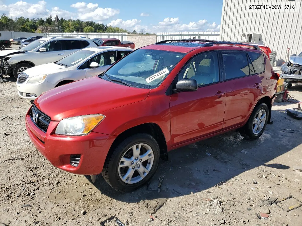 2012 Toyota Rav4 VIN: 2T3ZF4DV2CW157161 Lot: 73514344