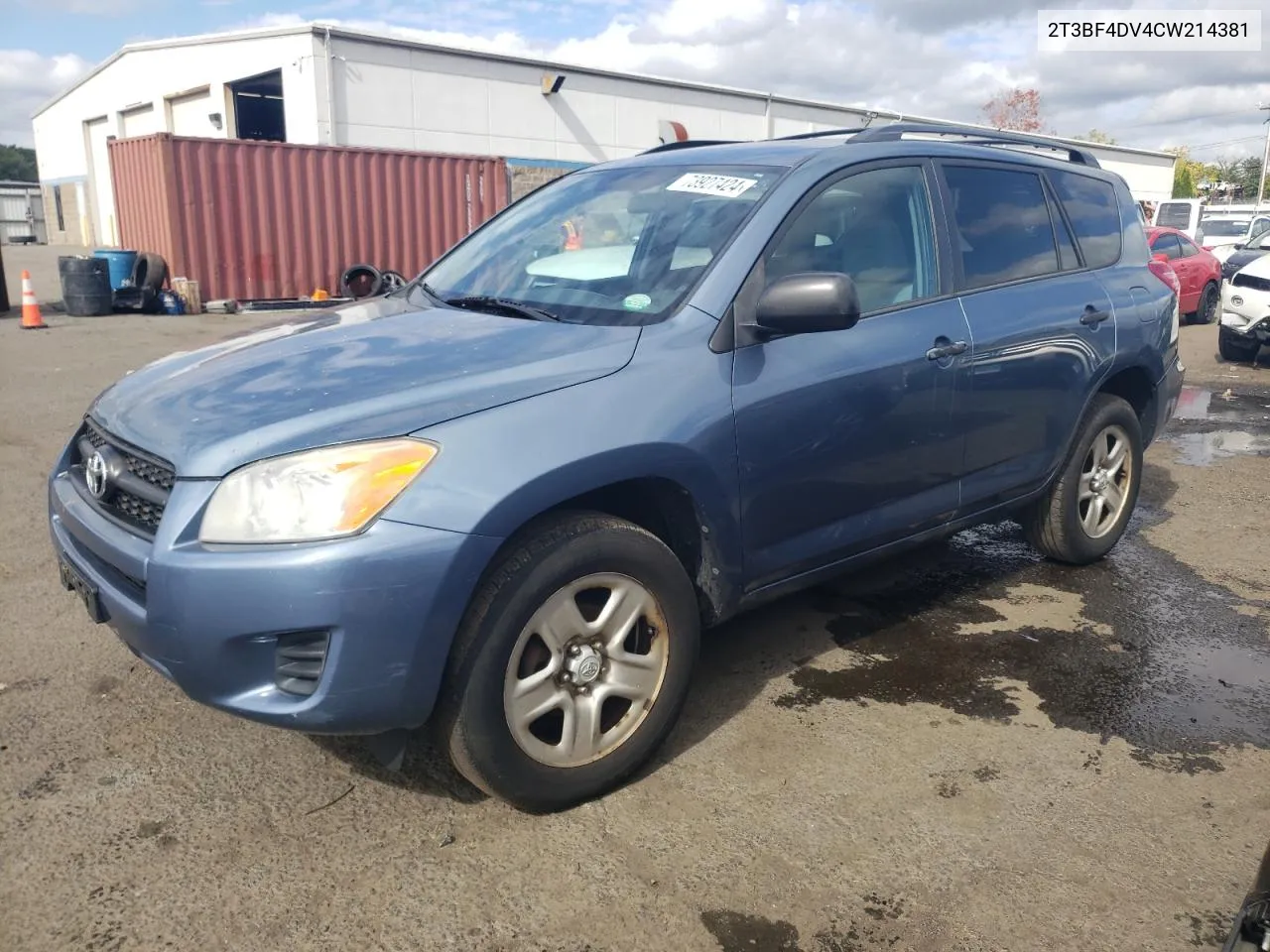 2012 Toyota Rav4 VIN: 2T3BF4DV4CW214381 Lot: 73927424