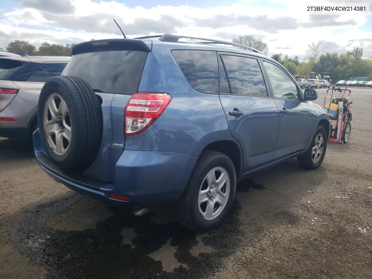 2012 Toyota Rav4 VIN: 2T3BF4DV4CW214381 Lot: 73927424