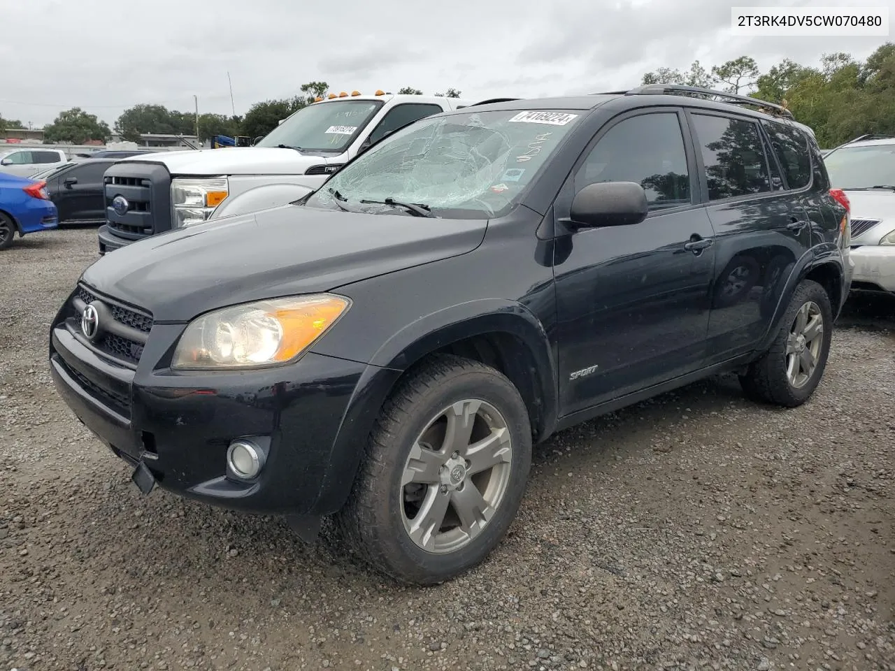 2012 Toyota Rav4 Sport VIN: 2T3RK4DV5CW070480 Lot: 74169224