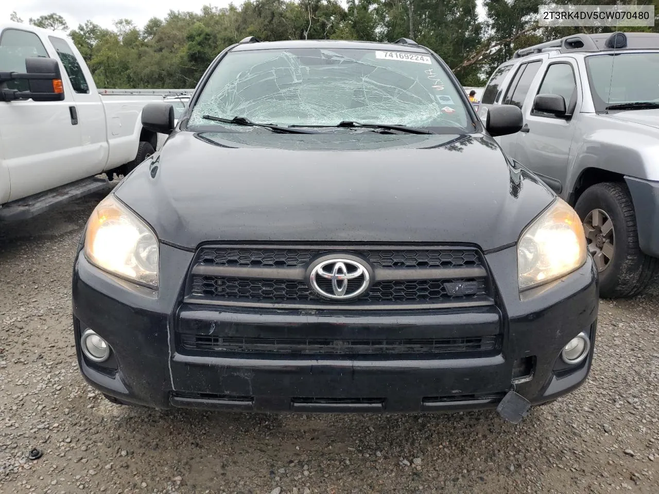 2012 Toyota Rav4 Sport VIN: 2T3RK4DV5CW070480 Lot: 74169224