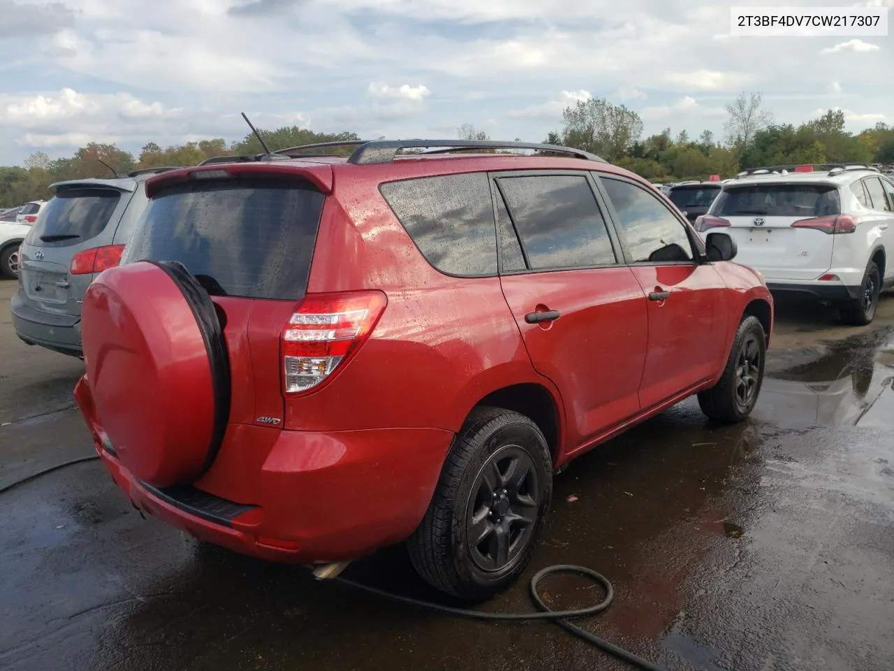 2012 Toyota Rav4 VIN: 2T3BF4DV7CW217307 Lot: 74568604