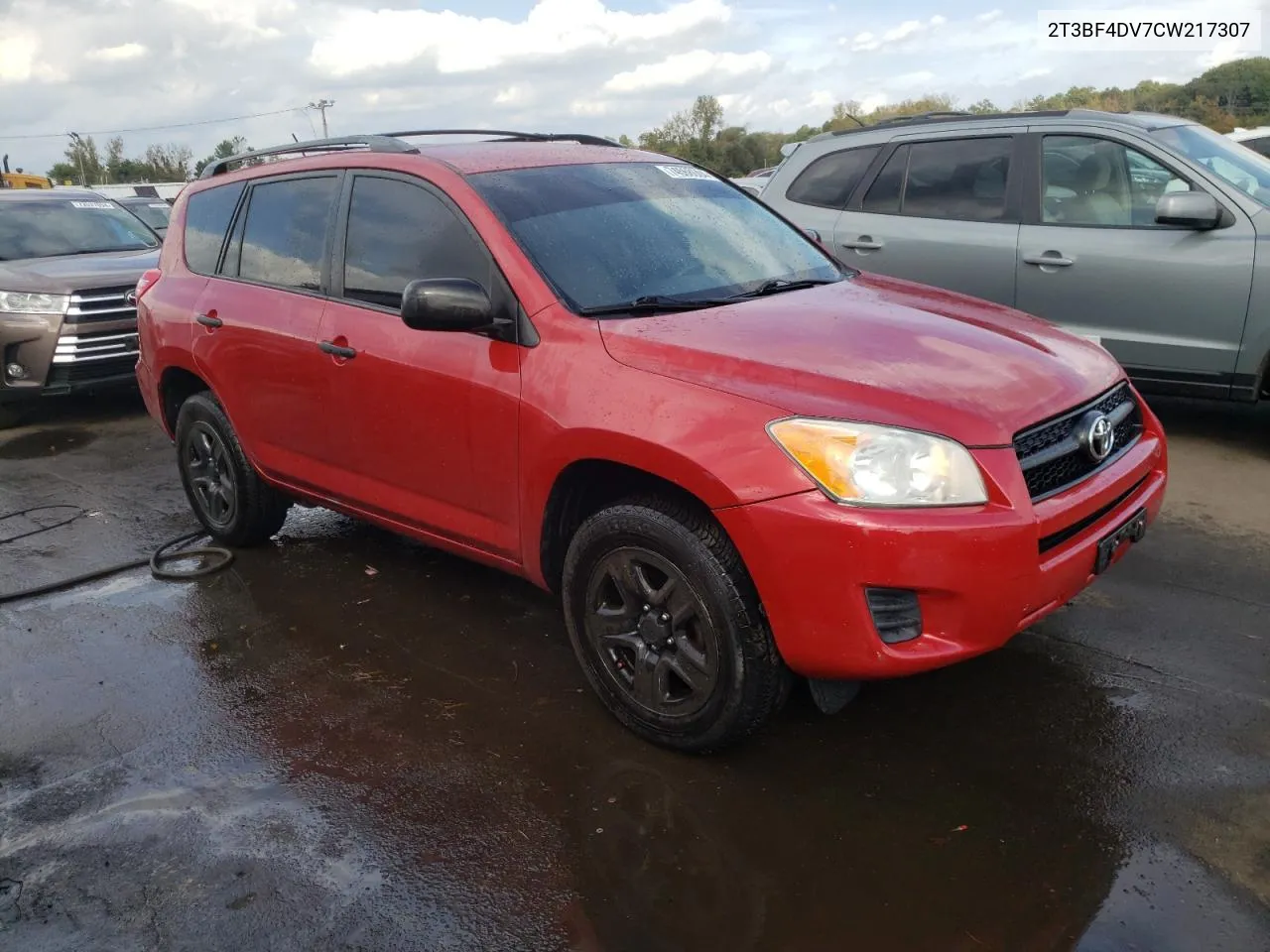 2012 Toyota Rav4 VIN: 2T3BF4DV7CW217307 Lot: 74568604