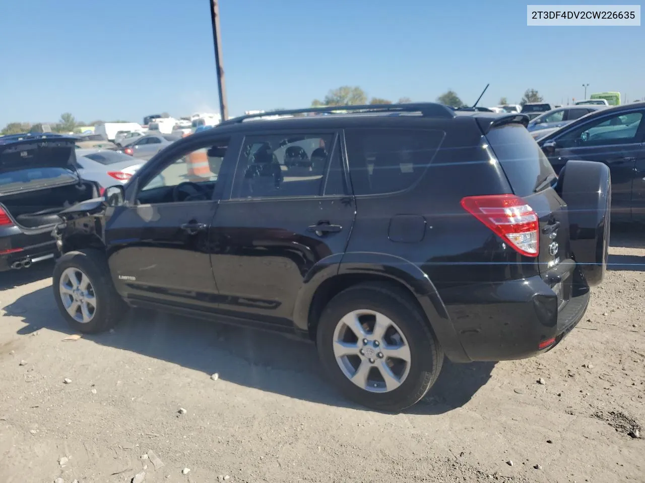 2012 Toyota Rav4 Limited VIN: 2T3DF4DV2CW226635 Lot: 75039824