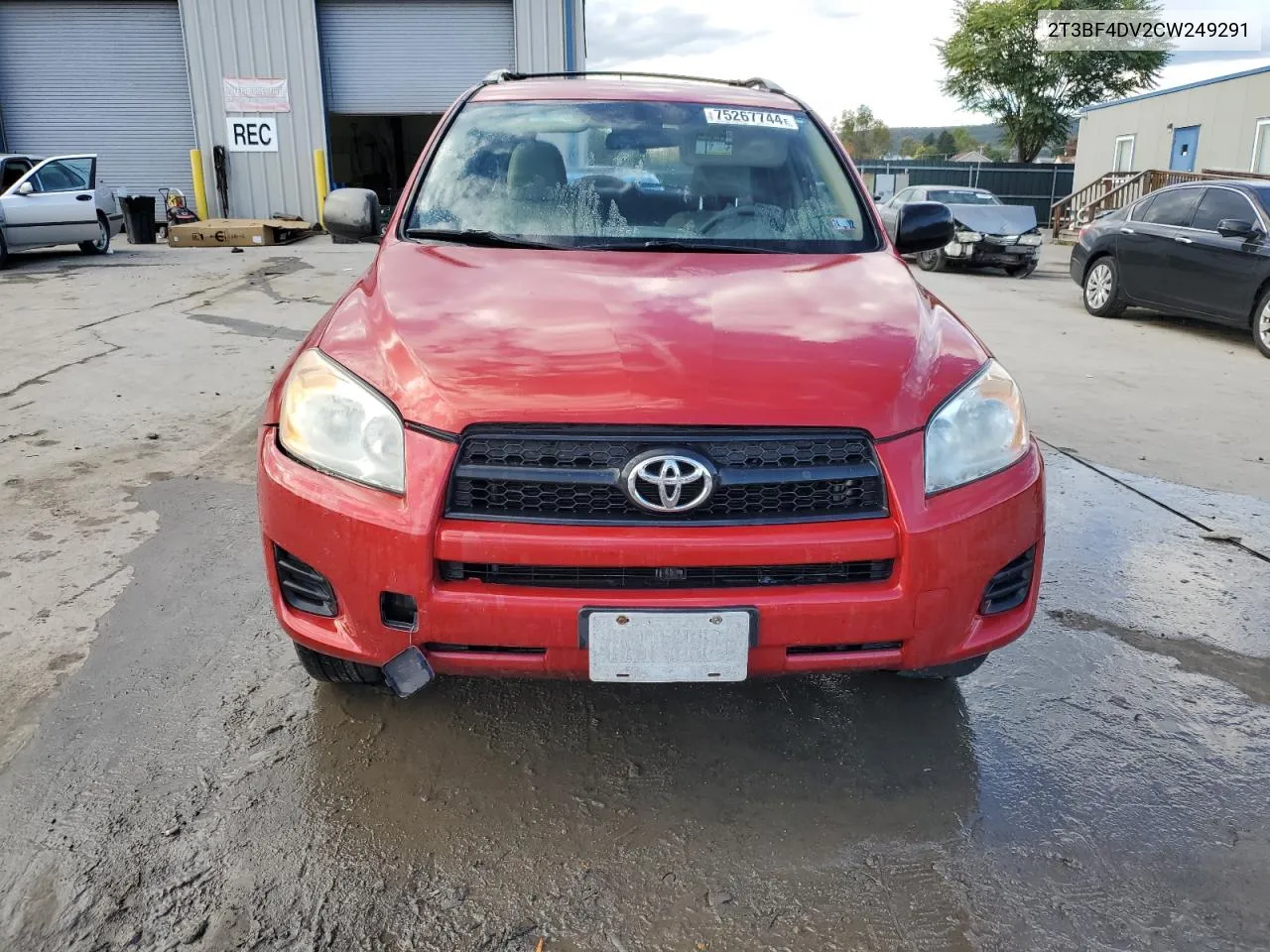 2012 Toyota Rav4 VIN: 2T3BF4DV2CW249291 Lot: 75267744