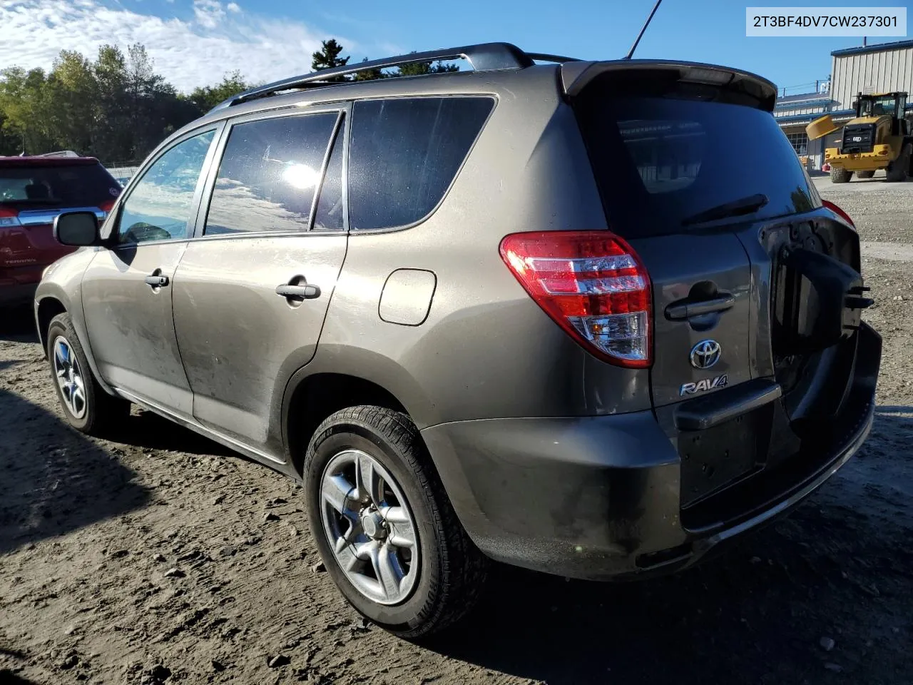 2012 Toyota Rav4 VIN: 2T3BF4DV7CW237301 Lot: 75824824