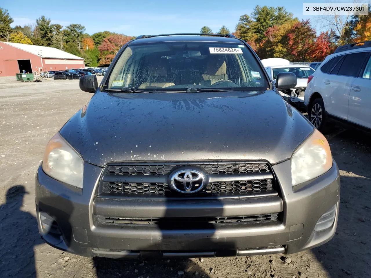 2012 Toyota Rav4 VIN: 2T3BF4DV7CW237301 Lot: 75824824