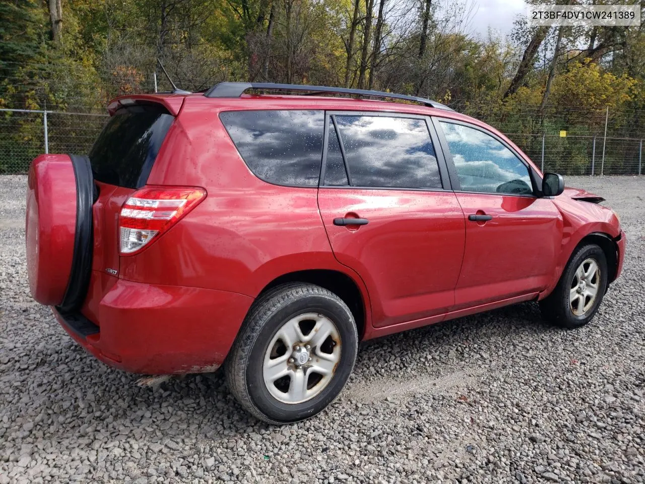 2012 Toyota Rav4 VIN: 2T3BF4DV1CW241389 Lot: 75986784