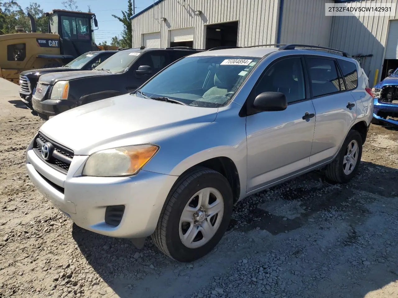 2012 Toyota Rav4 VIN: 2T3ZF4DV5CW142931 Lot: 76004894