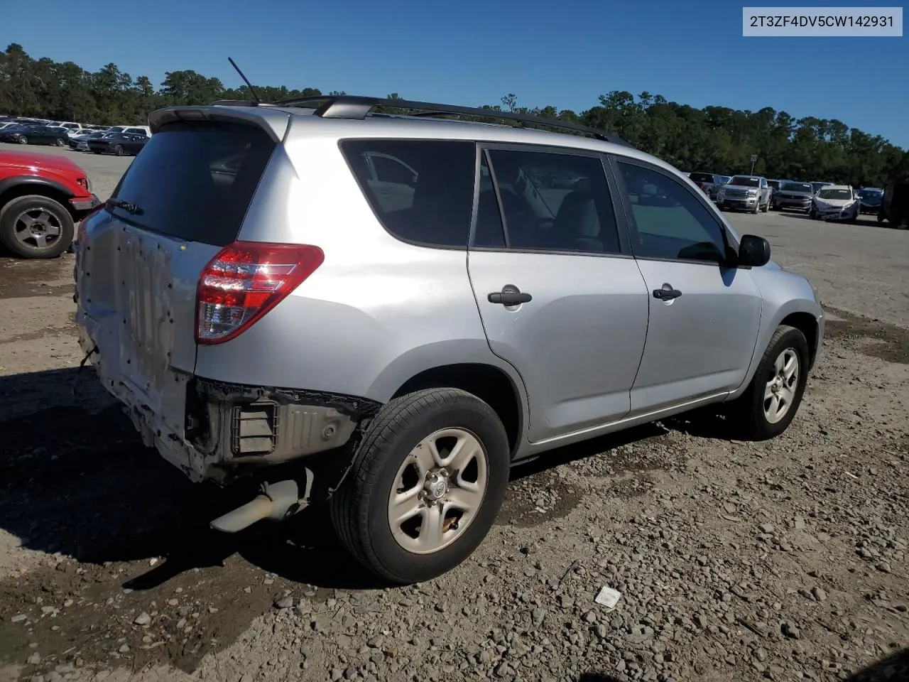 2012 Toyota Rav4 VIN: 2T3ZF4DV5CW142931 Lot: 76004894