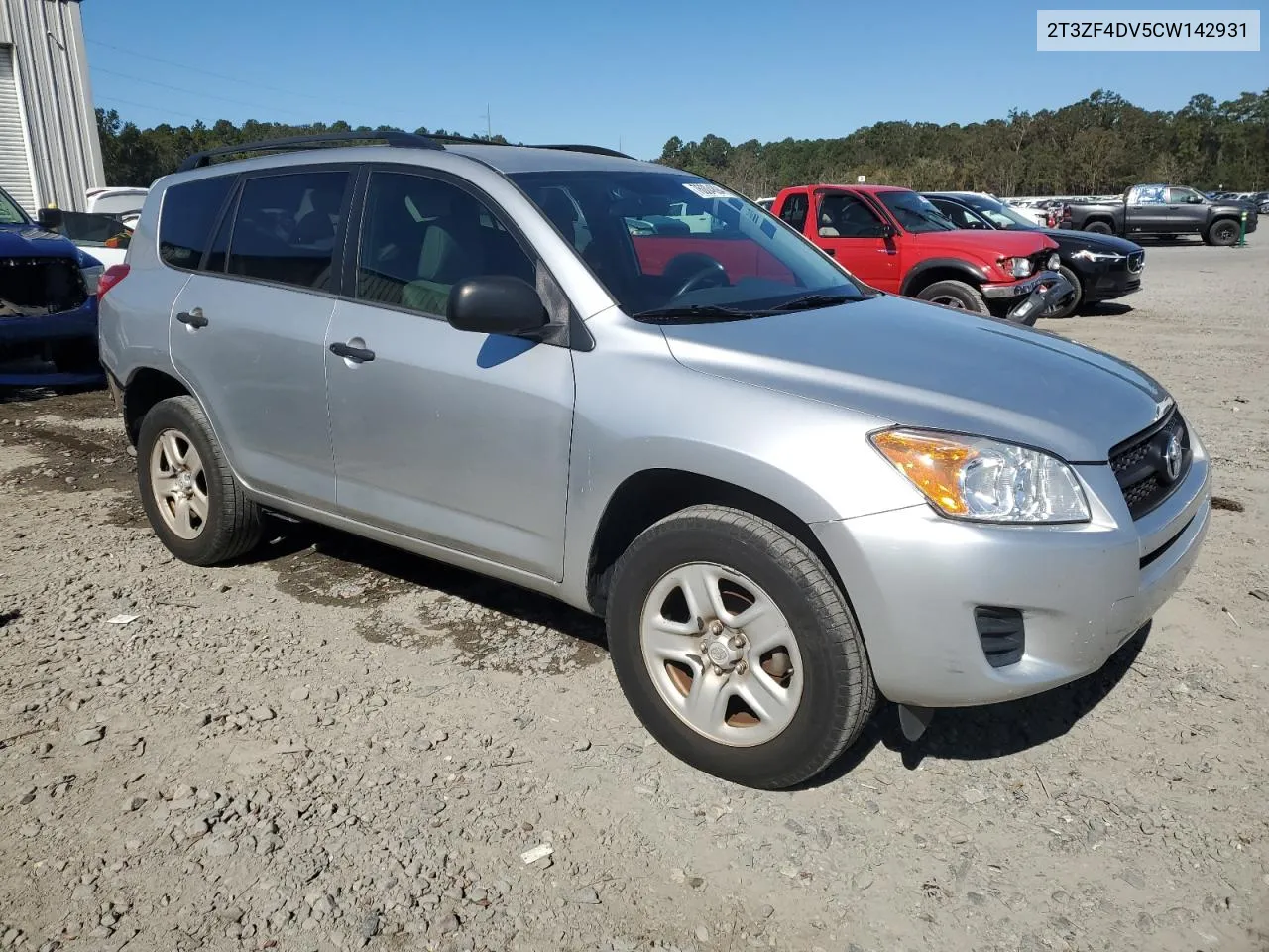 2012 Toyota Rav4 VIN: 2T3ZF4DV5CW142931 Lot: 76004894