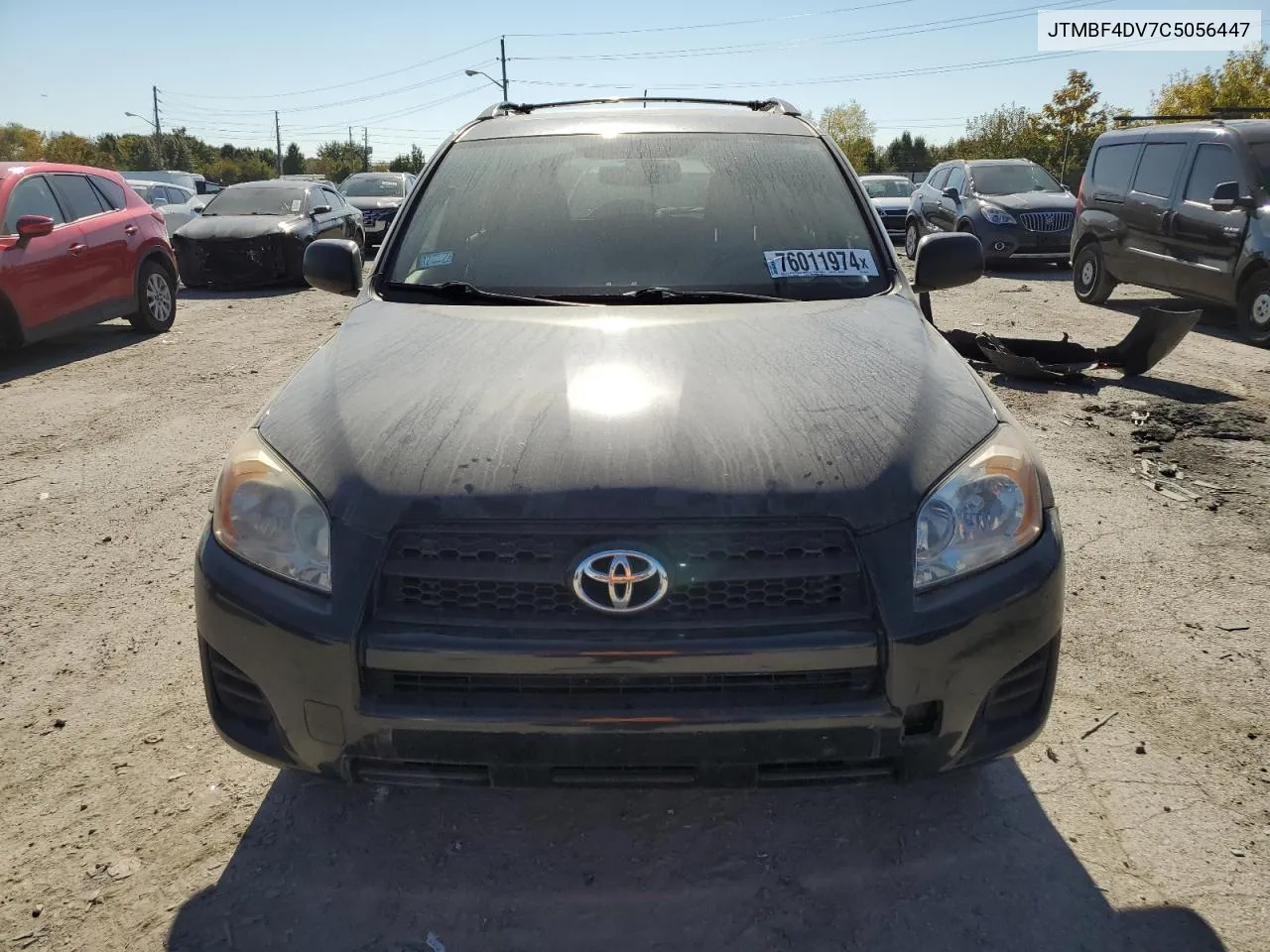 2012 Toyota Rav4 VIN: JTMBF4DV7C5056447 Lot: 76011974