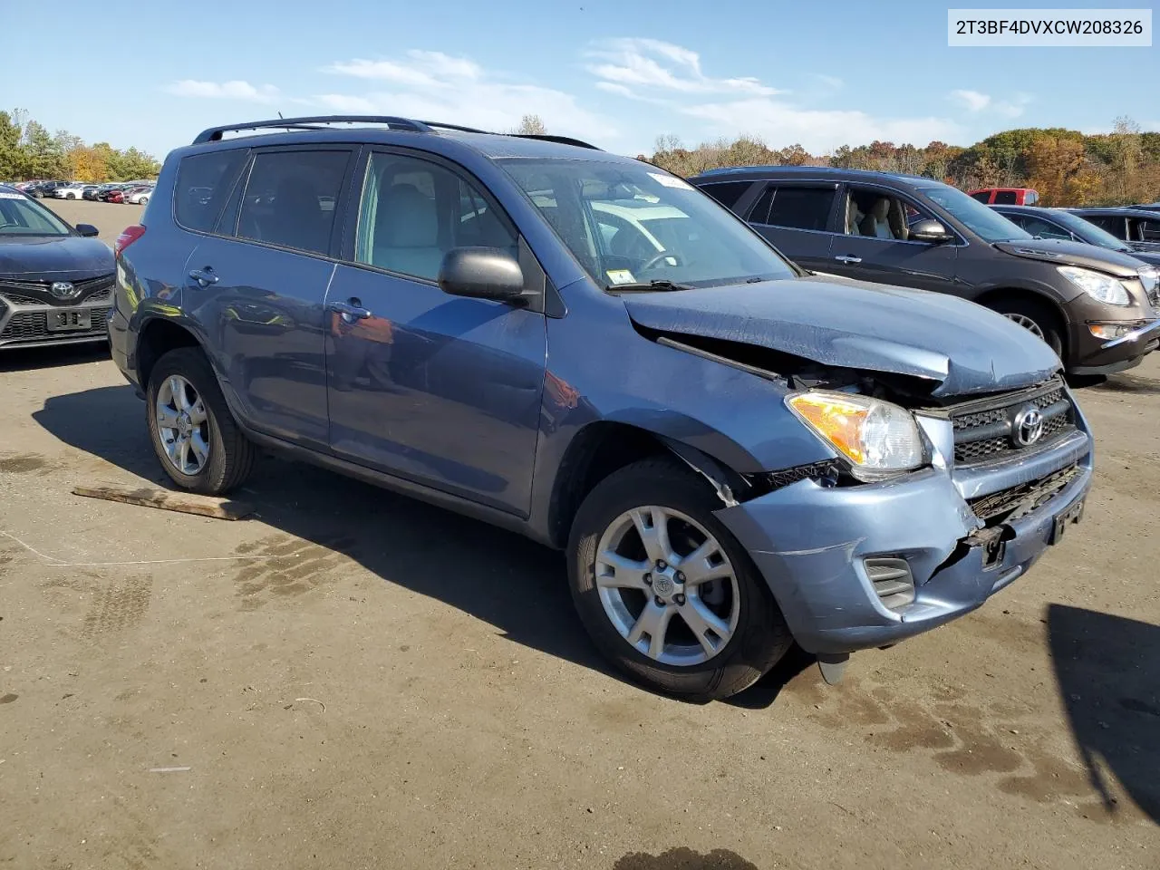 2012 Toyota Rav4 VIN: 2T3BF4DVXCW208326 Lot: 76239524