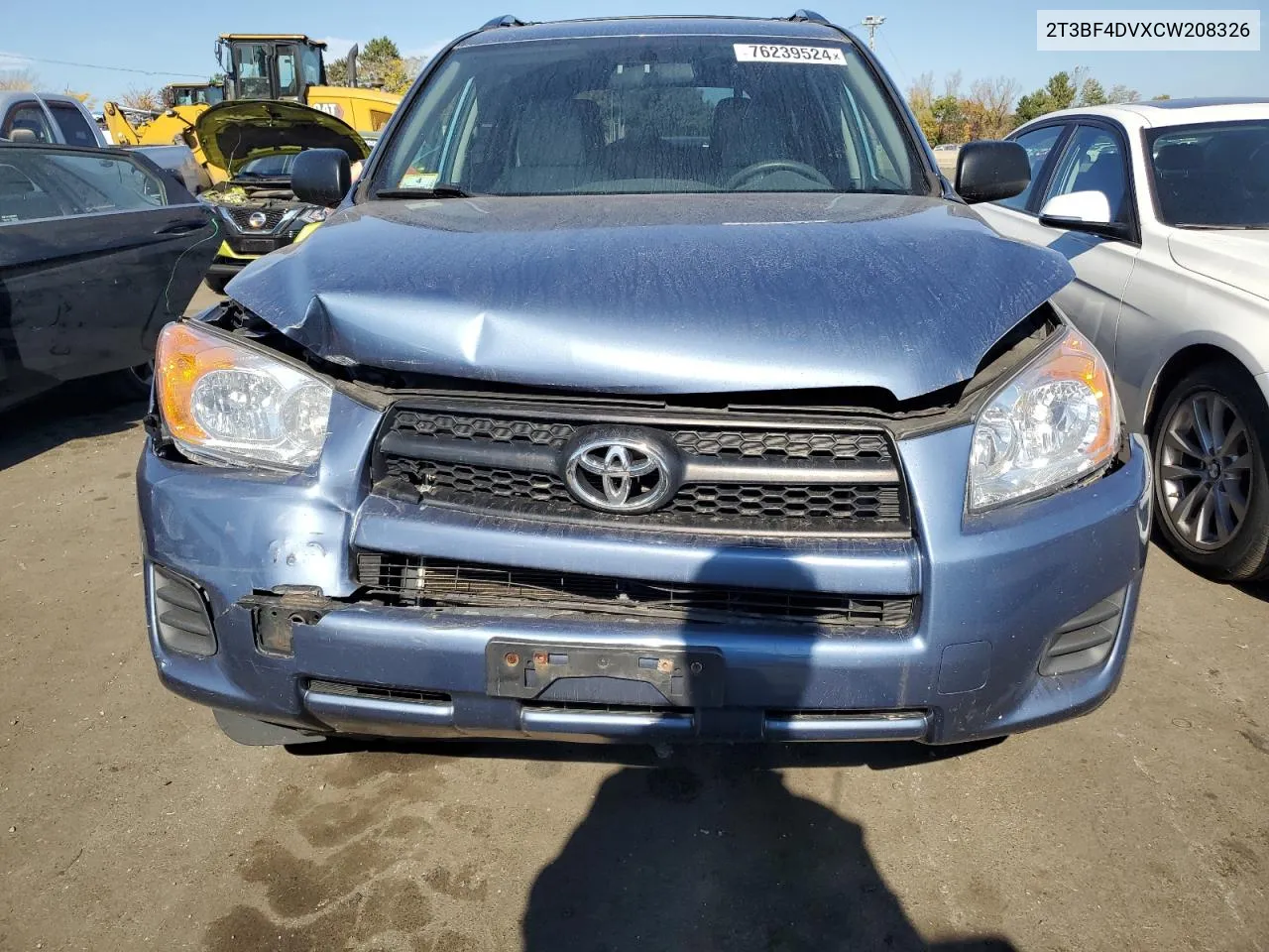 2012 Toyota Rav4 VIN: 2T3BF4DVXCW208326 Lot: 76239524