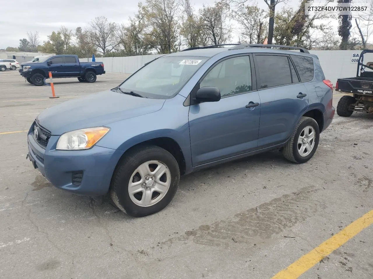 2012 Toyota Rav4 VIN: 2T3ZF4DV7CW122857 Lot: 76272824