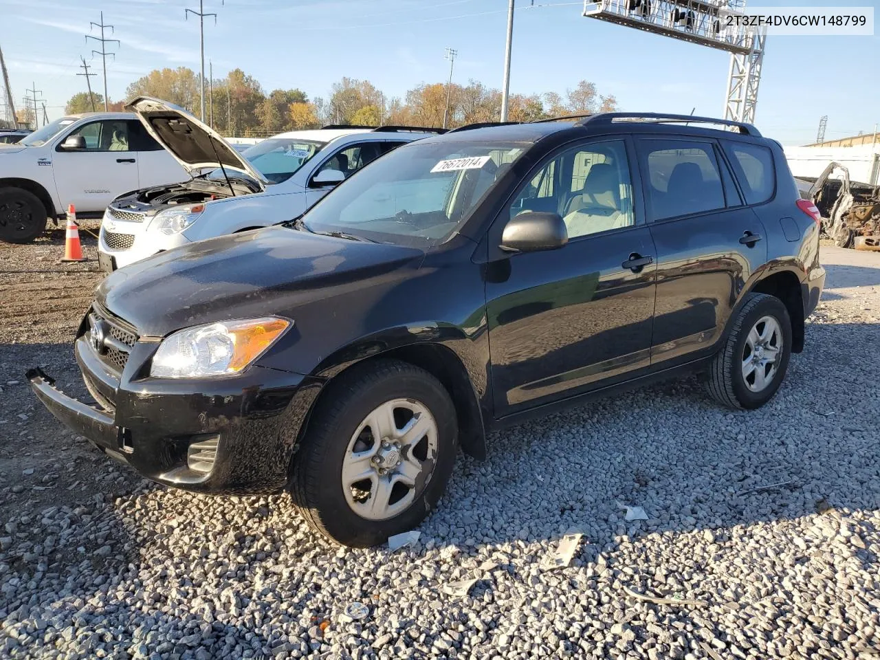 2012 Toyota Rav4 VIN: 2T3ZF4DV6CW148799 Lot: 76672014