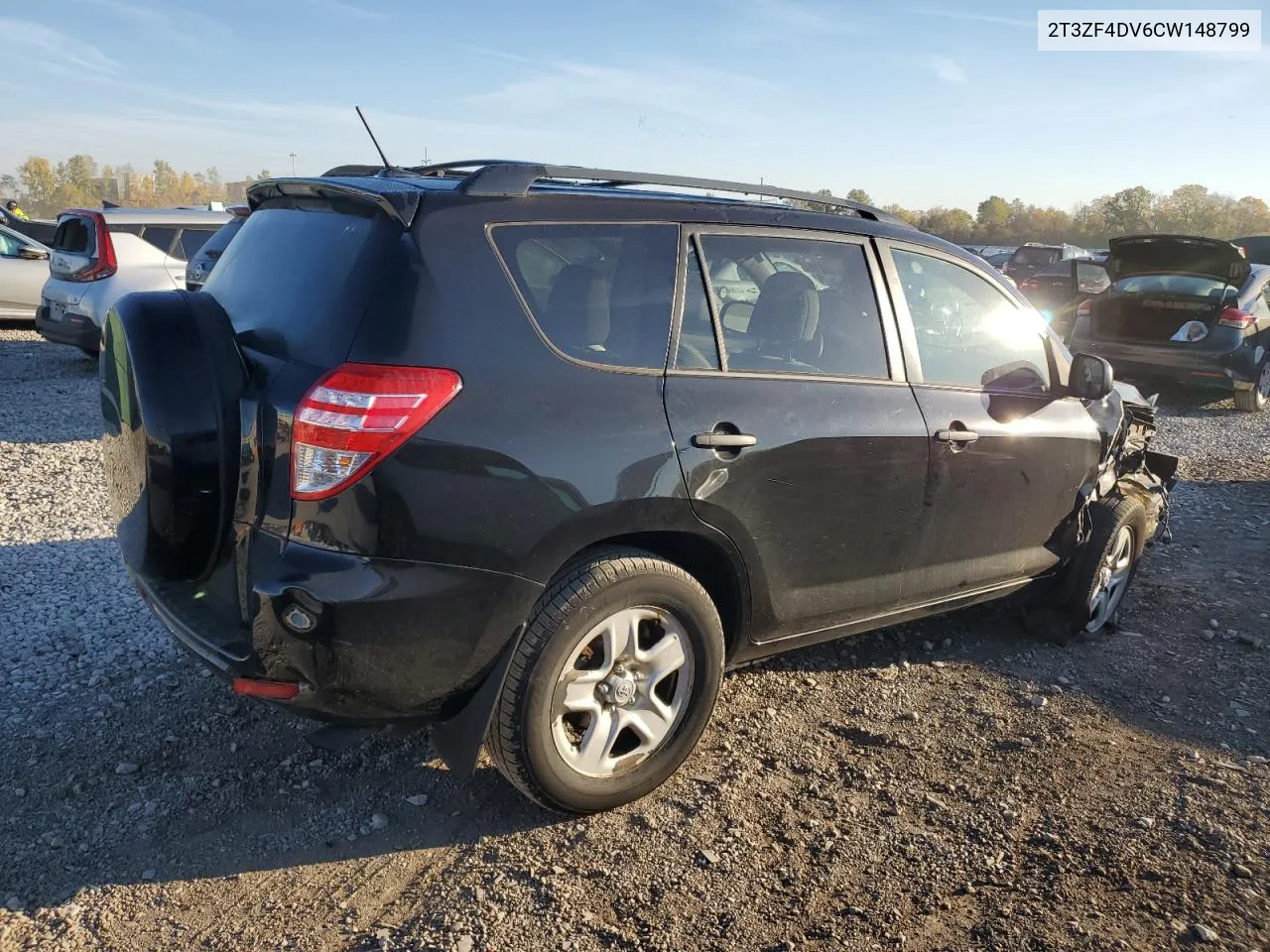 2012 Toyota Rav4 VIN: 2T3ZF4DV6CW148799 Lot: 76672014