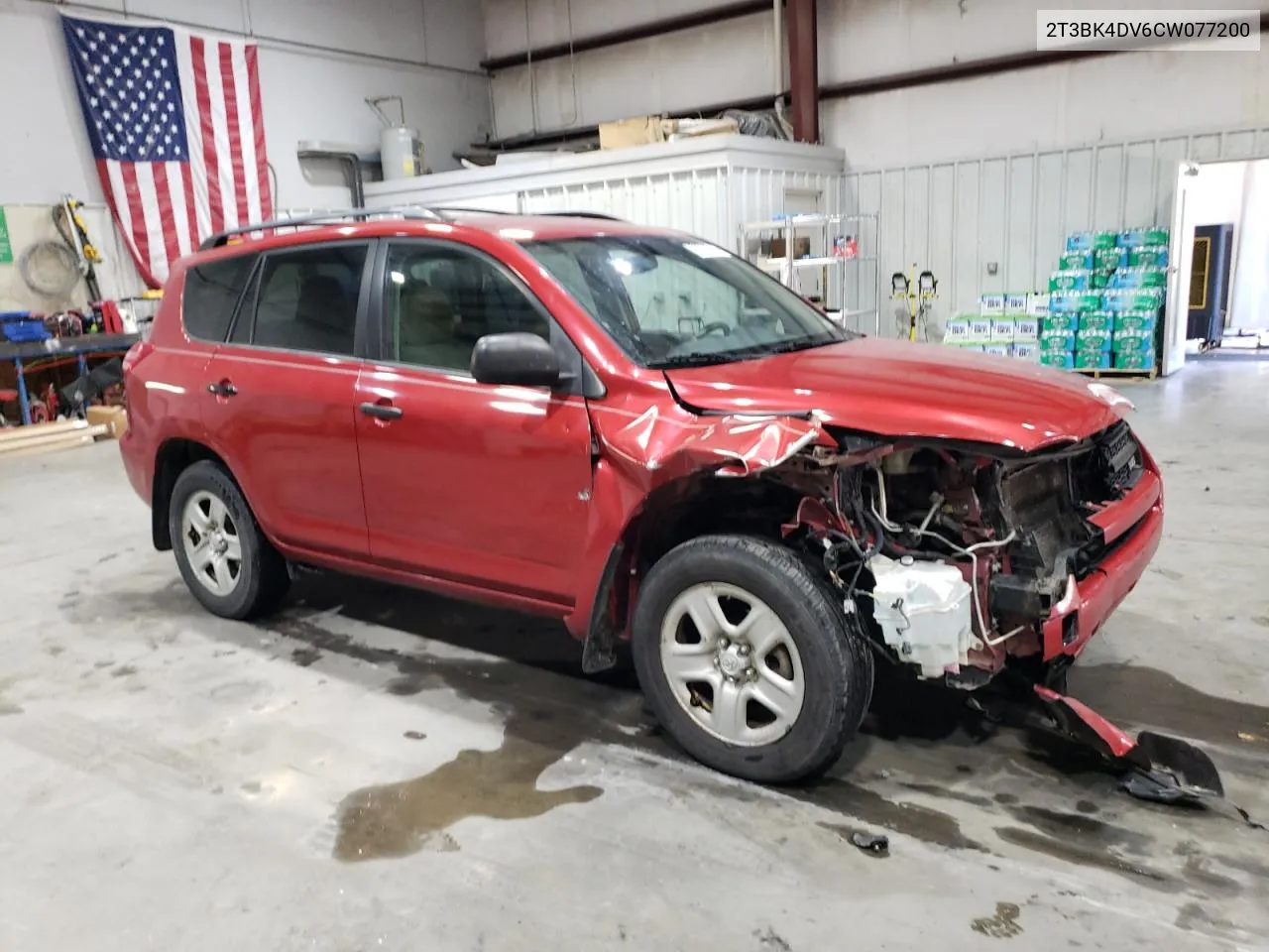 2012 Toyota Rav4 VIN: 2T3BK4DV6CW077200 Lot: 76782014