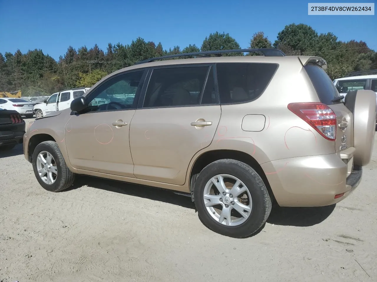 2012 Toyota Rav4 VIN: 2T3BF4DV8CW262434 Lot: 76790494